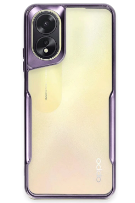 Newface Oppo A38 Kılıf Boyi Silikon Kapak - Derin Mor resmi