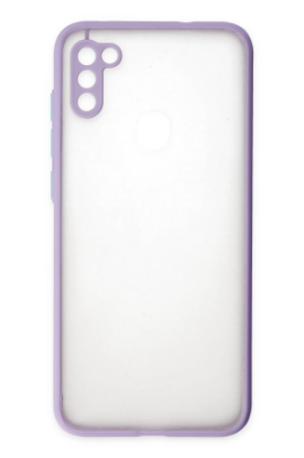 Newface Samsung Galaxy A11 Kılıf Montreal Silikon Kapak - Mor resmi