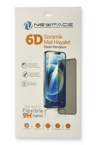 Newface Xiaomi Redmi 9T 6D Mat Seramik Hayalet Nano Ekran Koruyucu resmi