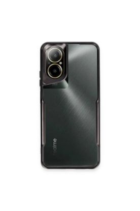 Newface Realme 12 Lite Kılıf Boyi Silikon Kapak - Siyah resmi