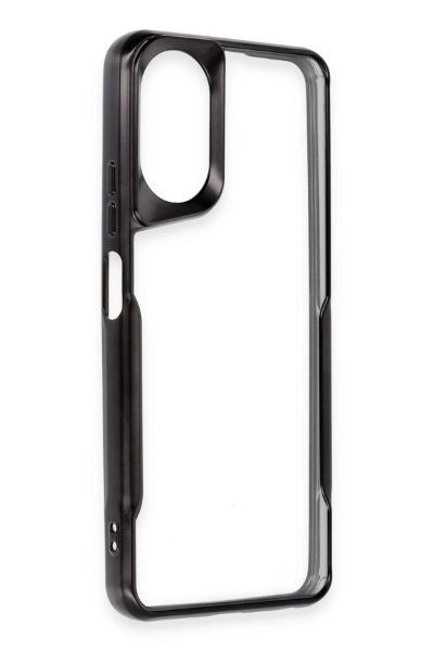 Newface Realme 12 Lite Kılıf Boyi Silikon Kapak - Siyah resmi