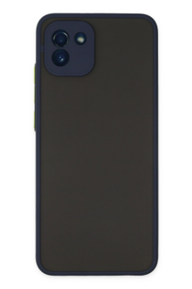 Newface Samsung Galaxy A03 Kılıf Montreal Silikon Kapak - Lacivert resmi