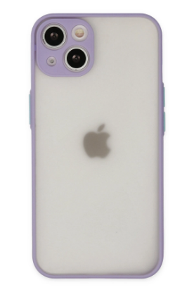 Newface iPhone 14 Kılıf Montreal Silikon Kapak - Mor resmi
