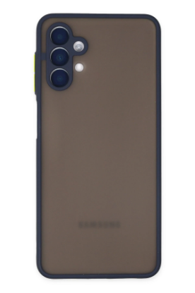 Newface Samsung Galaxy A04S Kılıf Montreal Silikon Kapak - Lacivert resmi