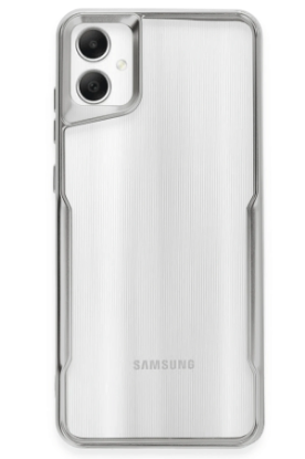 Newface Samsung Galaxy A06 Kılıf Boyi Silikon Kapak - Gümüş resmi