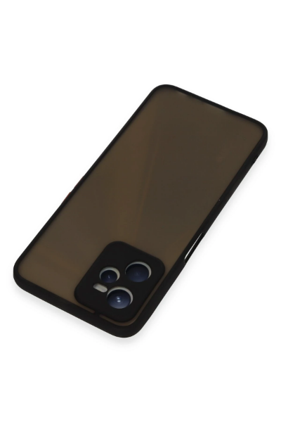 Newface Realme C35 Kılıf Montreal Silikon Kapak - Siyah resmi