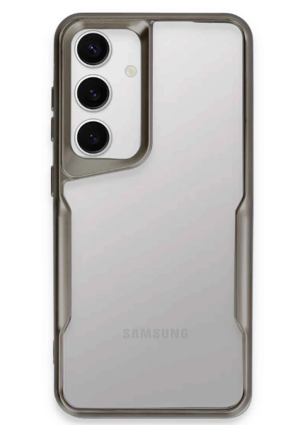 Newface Samsung Galaxy A36 Kılıf Boyi Silikon Kapak - Gümüş resmi