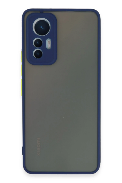 Newface Xiaomi Mi 12 Lite Kılıf Montreal Silikon Kapak - Lacivert resmi