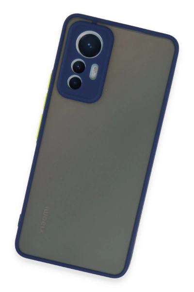 Newface Xiaomi Mi 12 Lite Kılıf Montreal Silikon Kapak - Lacivert resmi