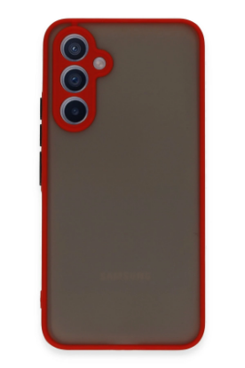 Newface Samsung Galaxy A54 5G Kılıf Montreal Silikon Kapak - Kırmızı resmi