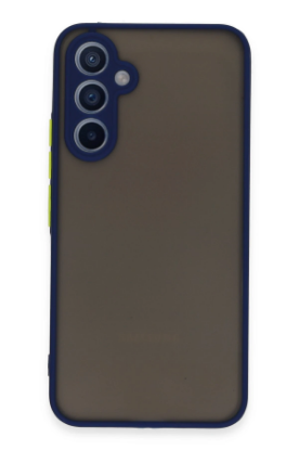 Newface Samsung Galaxy A54 5G Kılıf Montreal Silikon Kapak - Lacivert resmi