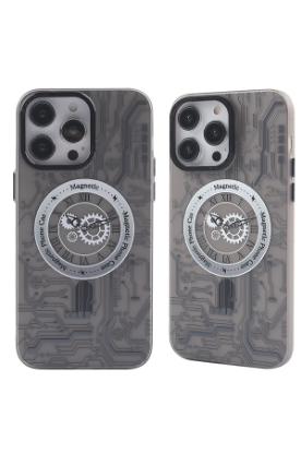 Newface iPhone 14 Pro Kılıf Apollo Magneticsafe Desenli Kapak - Apollo Siyah - 1 resmi