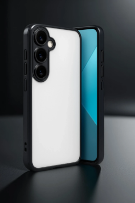 Newface Samsung Galaxy A24 4G Prime Kılıf Razer Lensli Silikon - Siyah resmi