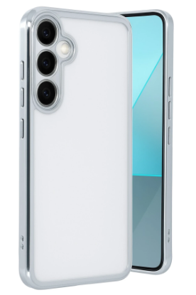 Newface Samsung Galaxy A24 4G Prime Kılıf Razer Lensli Silikon - Gümüş resmi