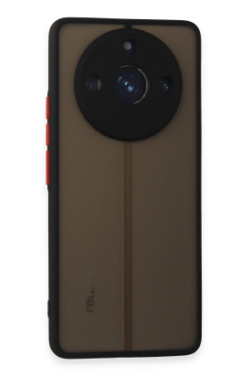 Newface Realme 11 Pro Kılıf Montreal Silikon Kapak - Siyah resmi