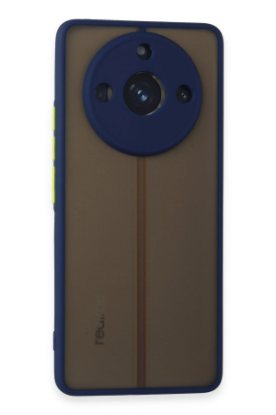 Newface Realme 11 Pro Kılıf Montreal Silikon Kapak - Lacivert resmi