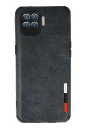 Newface Oppo Reno 4 Lite Kılıf Loop Deri Silikon - Lacivert resmi