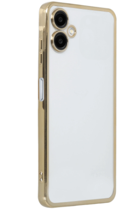 Newface Samsung Galaxy A06 Kılıf Razer Lensli Silikon - Gold resmi