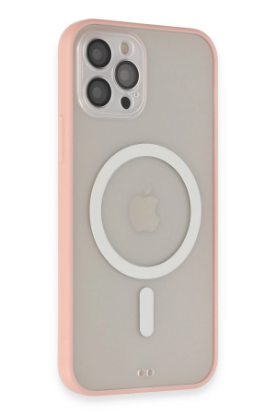 Newface iPhone 12 Pro Kılıf Grand Magneticsafe Kapak - Pembe resmi