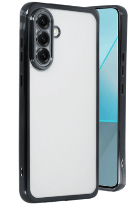 Newface Samsung Galaxy A56 Kılıf Razer Lensli Silikon - Siyah resmi