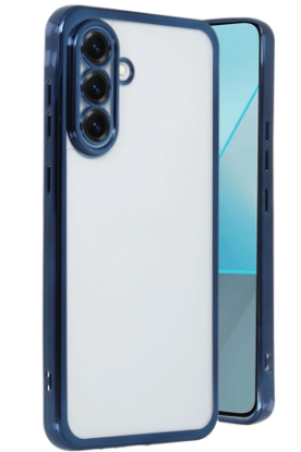 Newface Samsung Galaxy A56 Kılıf Razer Lensli Silikon - Lacivert resmi