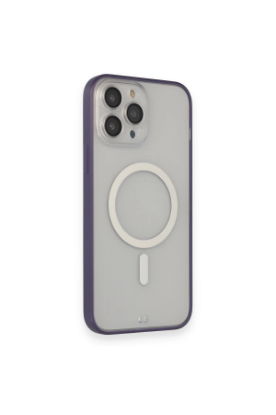 Newface iPhone 14 Pro Kılıf Grand Magneticsafe Kapak - Mor resmi