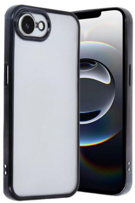 Newface iPhone 16E Kılıf Razer Lensli Silikon - Siyah resmi