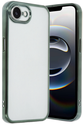 Newface iPhone 16E Kılıf Razer Lensli Silikon - Yeşil resmi