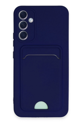 Newface Samsung Galaxy A54 5G Kılıf Kelvin Kartvizitli Silikon - Lacivert resmi