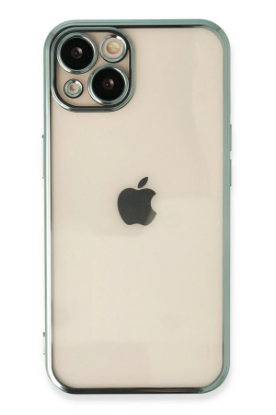 Newface iPhone 13 Kılıf Razer Lensli Silikon - Yeşil resmi