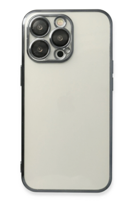 Newface iPhone 13 Pro Kılıf Razer Lensli Silikon - Siyah resmi