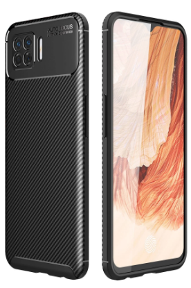 Newface Oppo A73 Kılıf Auto Focus Karbon Kapak - Siyah resmi