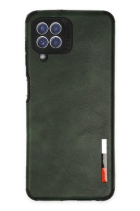 Newface Samsung Galaxy A22 Kılıf Loop Deri Silikon - Yeşil resmi