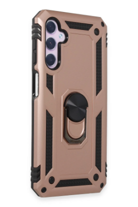 Newface Samsung Galaxy A14 4G Kılıf Sofya Yüzüklü Silikon Kapak - Rose resmi