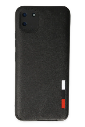 Newface Realme C11 Kılıf Loop Deri Silikon - Siyah resmi
