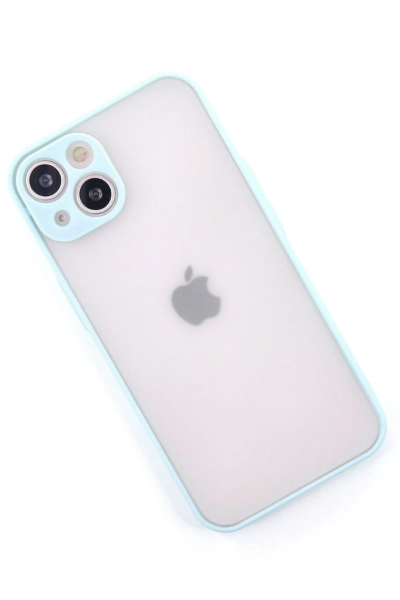 Newface iPhone 15 Kılıf Montreal Silikon Kapak - Turkuaz resmi