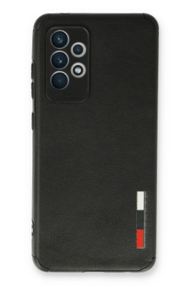 Newface Samsung Galaxy A13 4G Kılıf Loop Deri Silikon - Siyah resmi