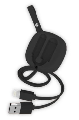 Konfulon S80 Lightning Kablo iphone Uyumlu 20cm-1M 2A - Siyah resmi
