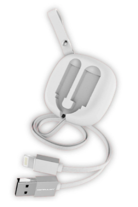 Konfulon S80 Lightning Kablo iphone Uyumlu 20cm-1M 2A - Beyaz resmi