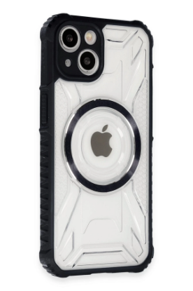 Newface iPhone 14 Kılıf Prag Magneticsafe Kapak - Siyah resmi