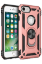 Newface iPhone 7 Kılıf Sofya Yüzüklü Silikon Kapak - Rose resmi