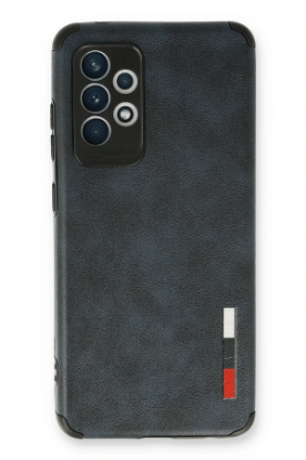 Newface Samsung Galaxy A73 5G Kılıf Loop Deri Silikon - Lacivert resmi