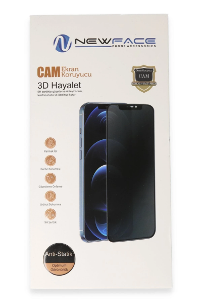Newface Xiaomi Redmi A3 4G 3D Antistatik Hayalet Cam Ekran Koruyucu resmi