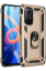 Newface Xiaomi Redmi Note 12S Kılıf Sofya Yüzüklü Silikon Kapak - Gold resmi
