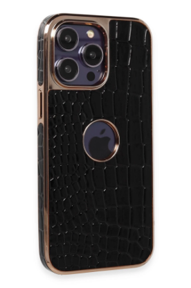 Newface iPhone 13 Pro Max Kılıf Snake Kapak - Siyah resmi