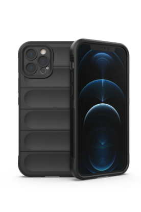 Newface iPhone 12 Pro Kılıf Optimum Silikon - Siyah resmi