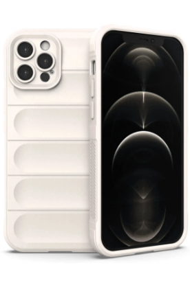 Newface iPhone 12 Pro Kılıf Optimum Silikon - Krem resmi