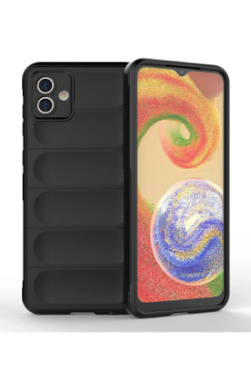 Newface Samsung Galaxy A04 Kılıf Optimum Silikon - Siyah resmi