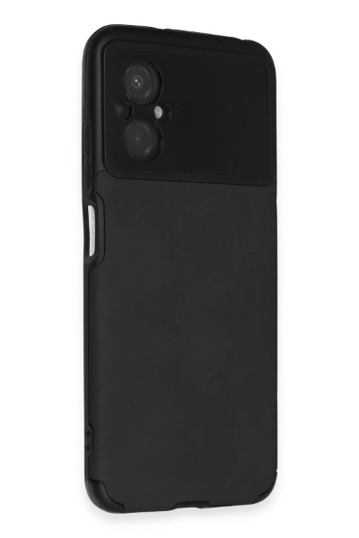 Newface Xiaomi Poco M5 Kılıf Loop Deri Silikon - Siyah resmi