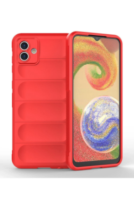 Newface Samsung Galaxy A04 Kılıf Optimum Silikon - Kırmızı resmi